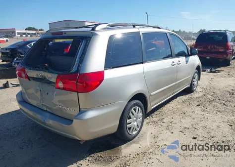 2007 Toyota Sienna Ce из США, поврежденный, VIN 5TDZK23C77S001981